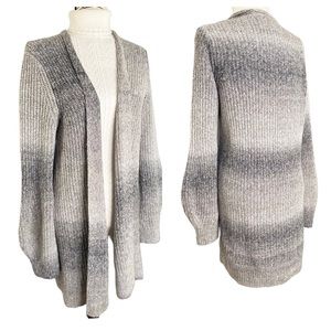 GAP - Textured Open Front Oversized Knit Cardigan Sweater - S